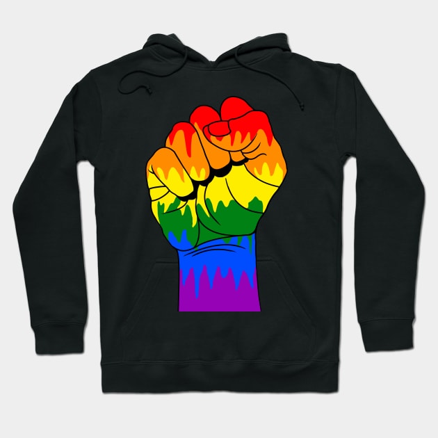 gay fisting Hoodie by Jevaz